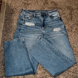 American eagle mom straight jeans